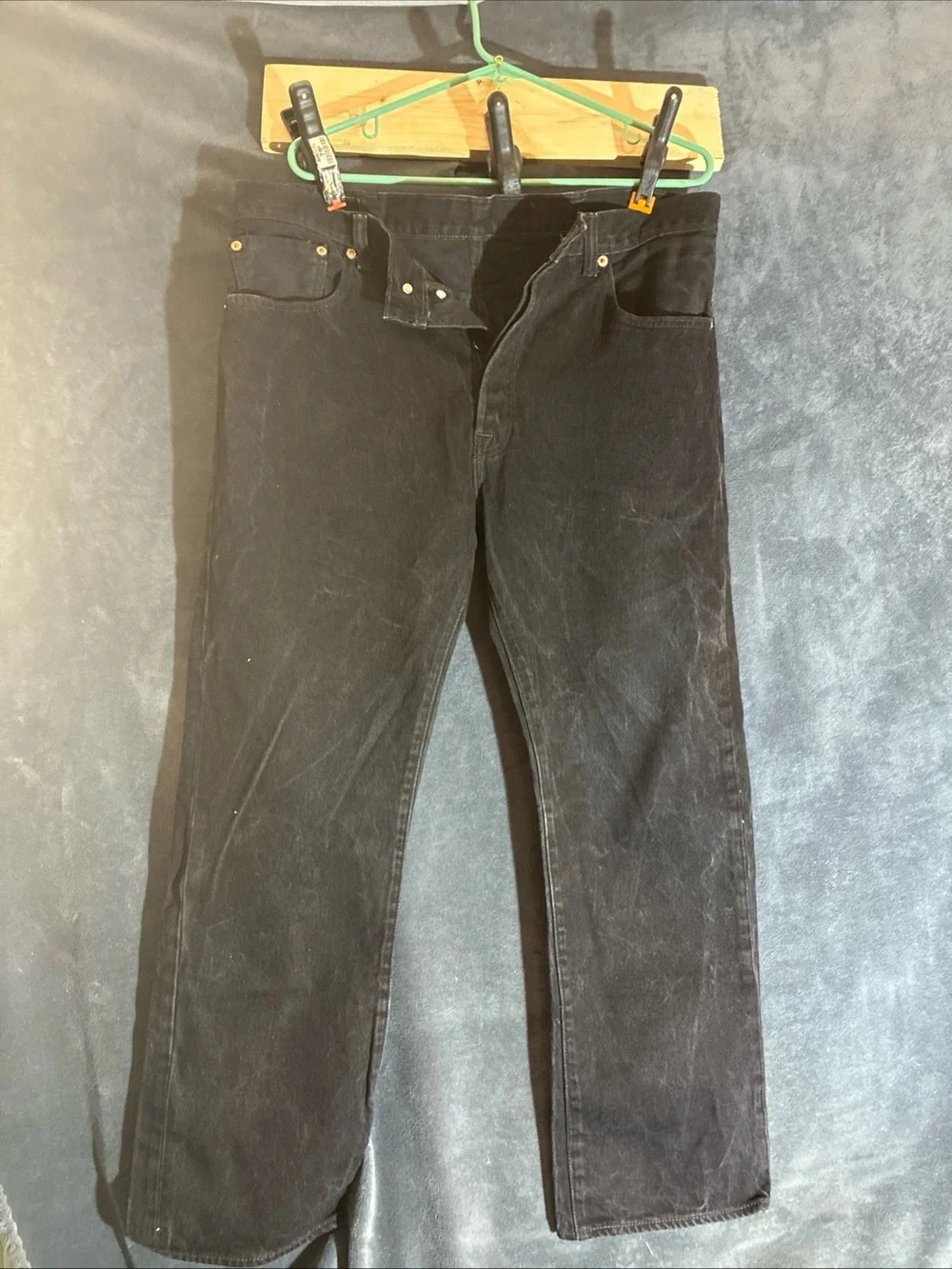 Levi's Black Straight Jeans